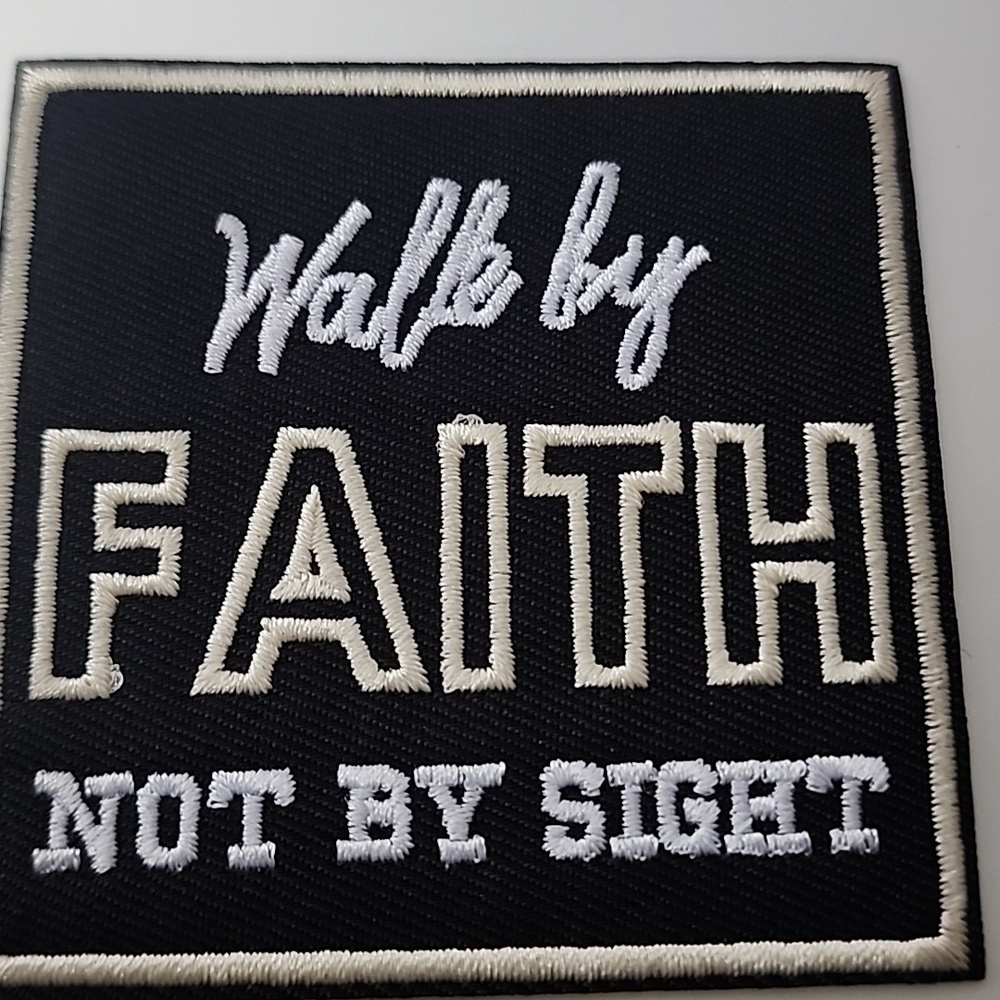 Iron On Walk By Faith Not By Sight